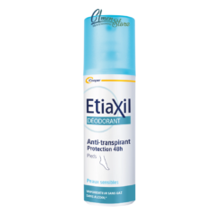 Xịt Khử Mùi và Ngăn Mồ Hôi Chân Etiaxil Déodorant Anti-Transpirant 48h Spray