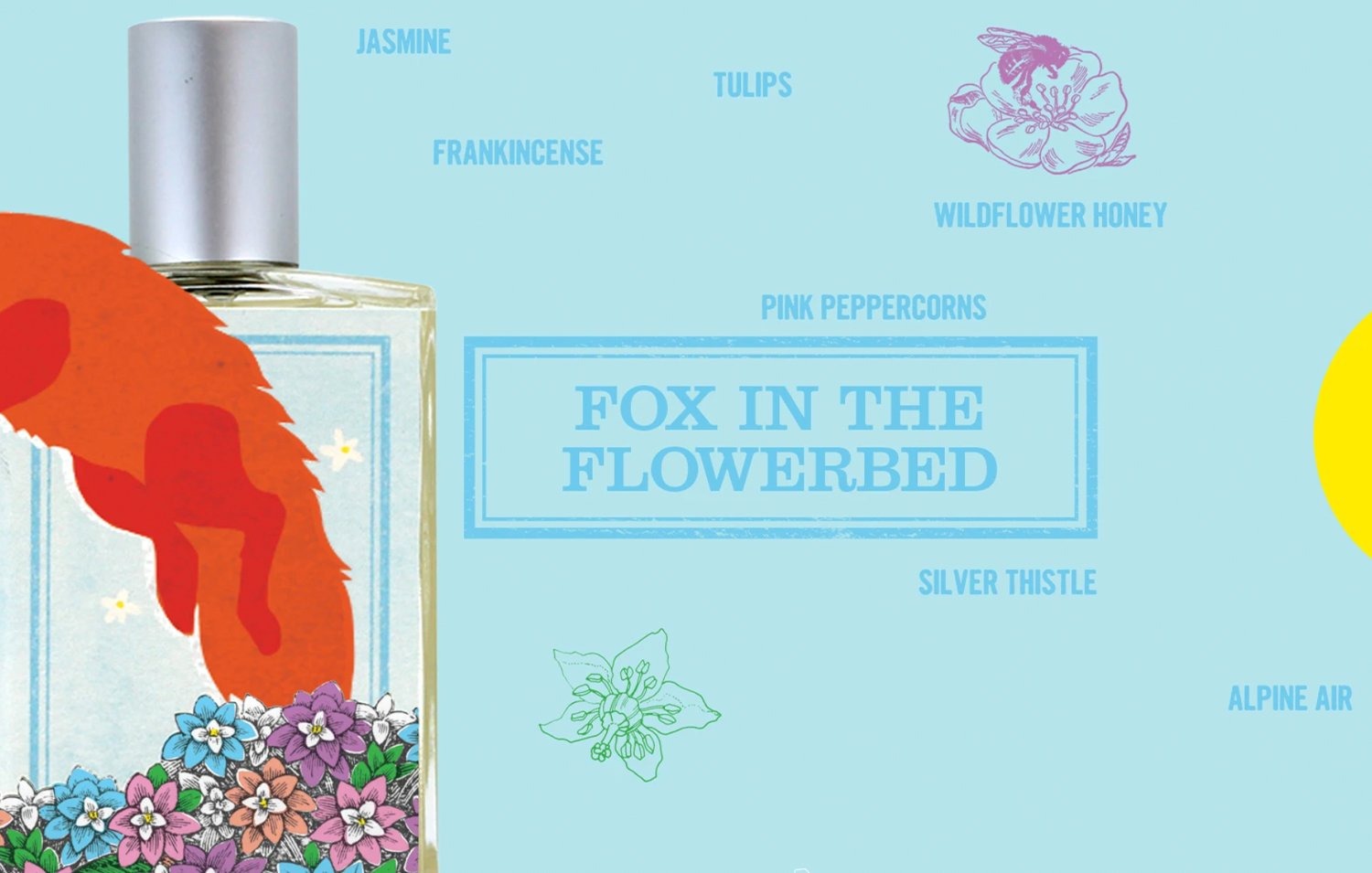 nước hoa fox in the flowerbed