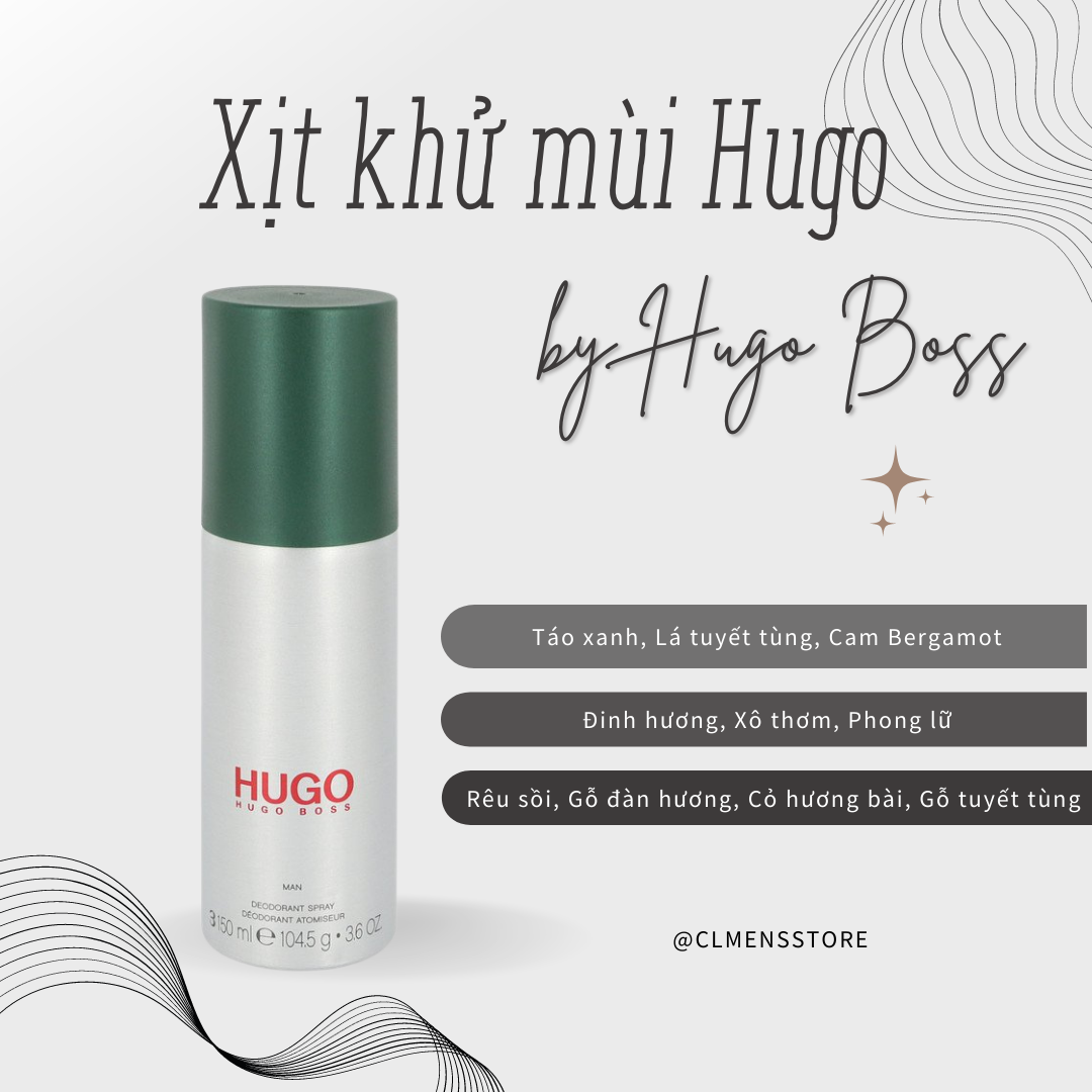 xịt khử mùi Hugo by Hugo Boss