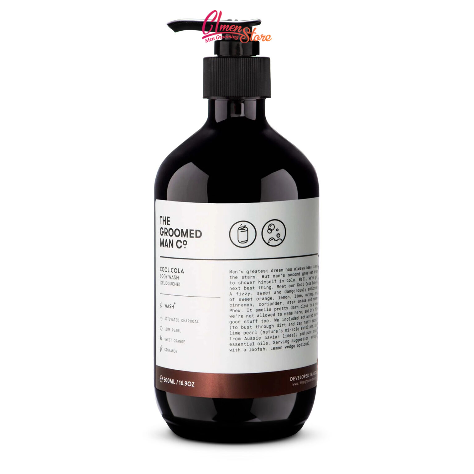 sữa tắm the groomed man co. cool cola body wash