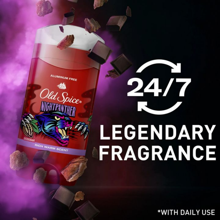 Lăn khử mùi Old Spice NightPanther Deodorant - 85g 7 Lăn khử mùi Old Spice NightPanther Deodorant - 85g
