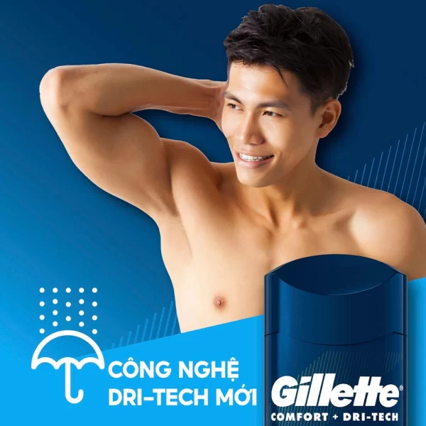 Lăn khử mùi Gillette Cool Wave Comfort Dri-Tech