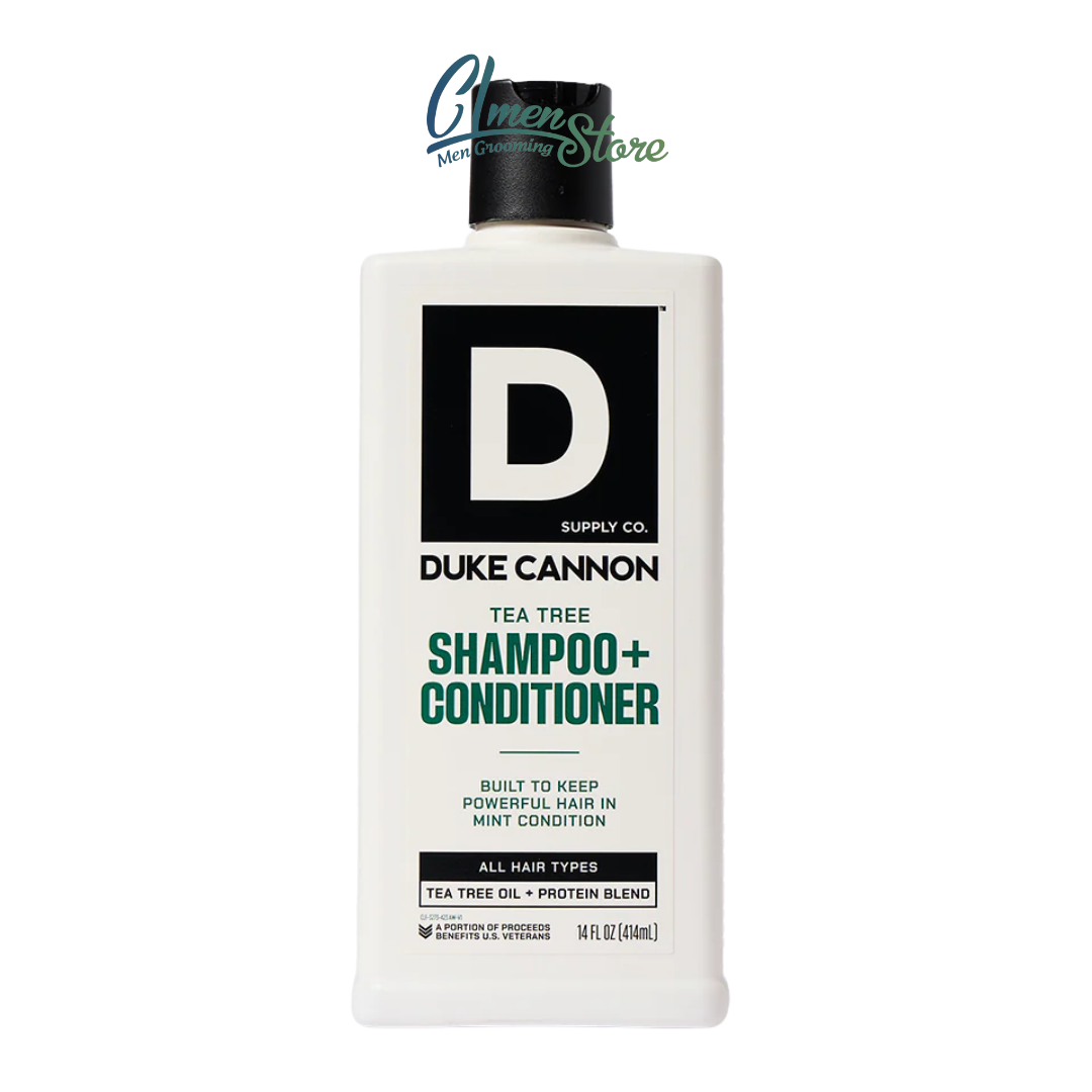 Dầu gội xả Duke Cannon News Anchor Hair Wash (2 in 1) - Tea Tree