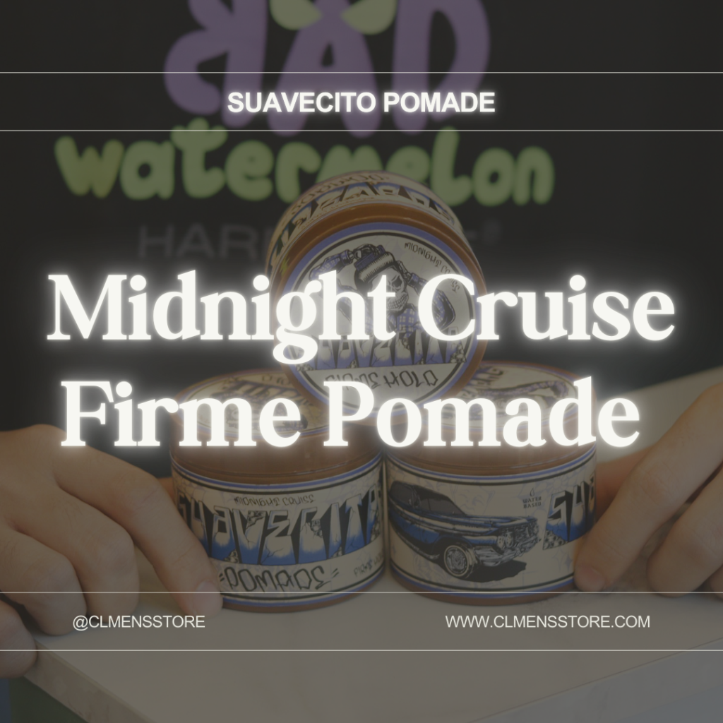 Suavecito Midnight Cruise Firme Hold Pomade