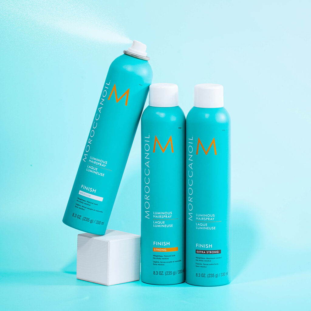 Gôm Moroccanoil LUMINOUS HAIRSPRAY STRONG