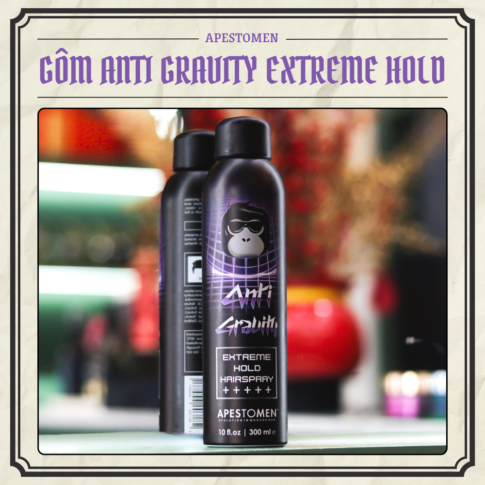 Gôm Apestomen Anti Gravity Extreme Hold Hair Spray