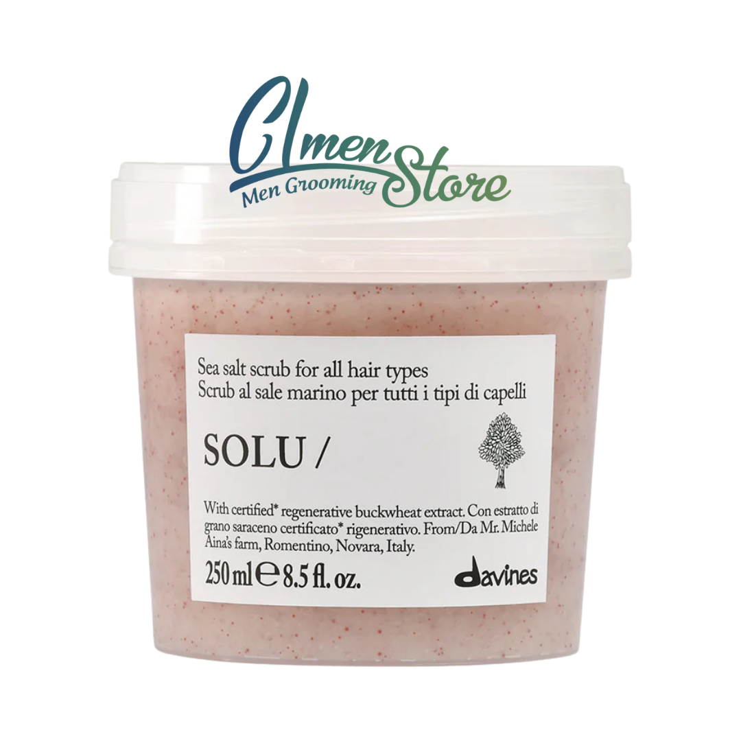 Tẩy tế bào chết Davines Solu Sea Salt Scrub Cleanser - Làm sạch sâu mái tóc | 250ml