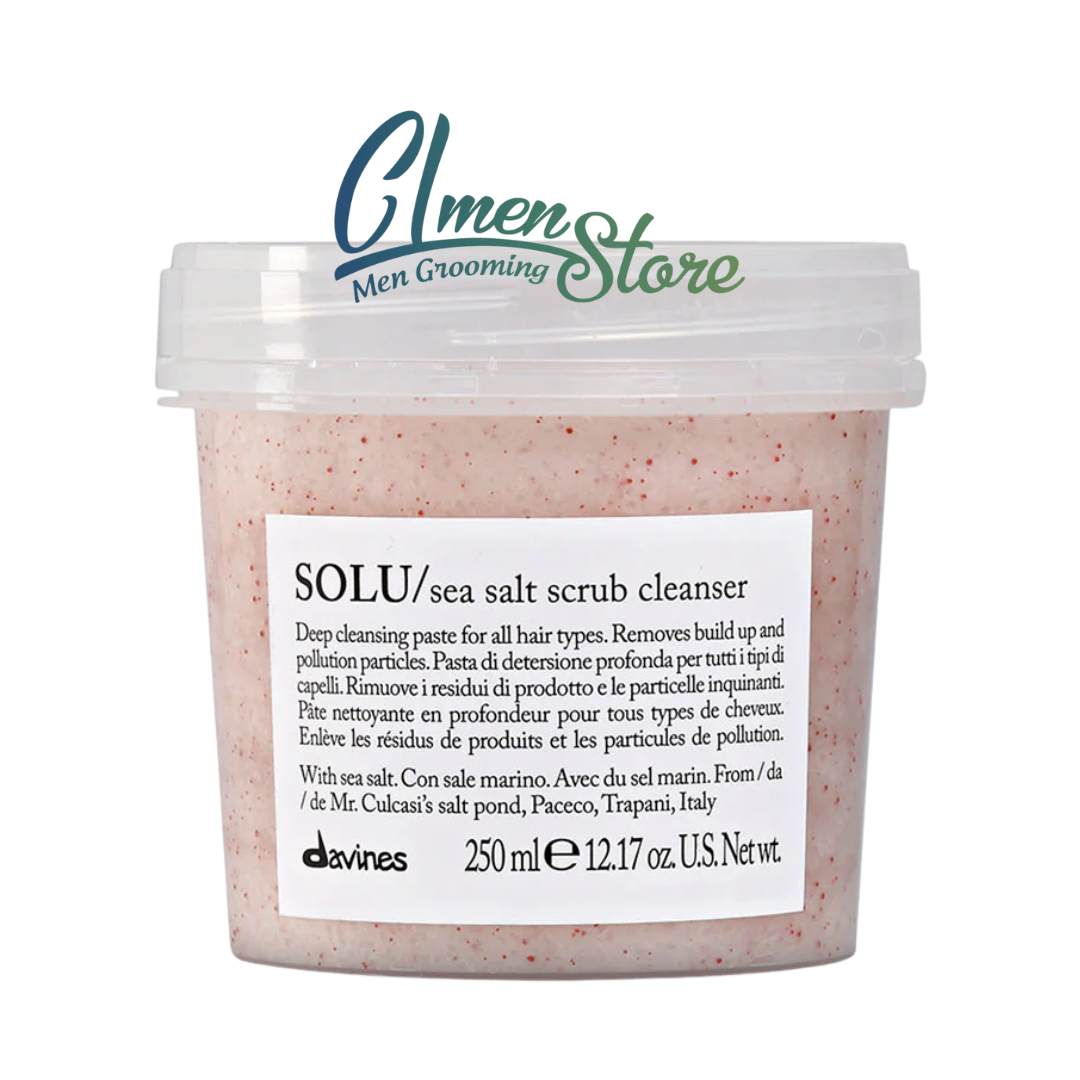Tẩy tế bào chết Davines Solu Sea Salt Scrub Cleanser - Làm sạch sâu mái tóc | 250ml