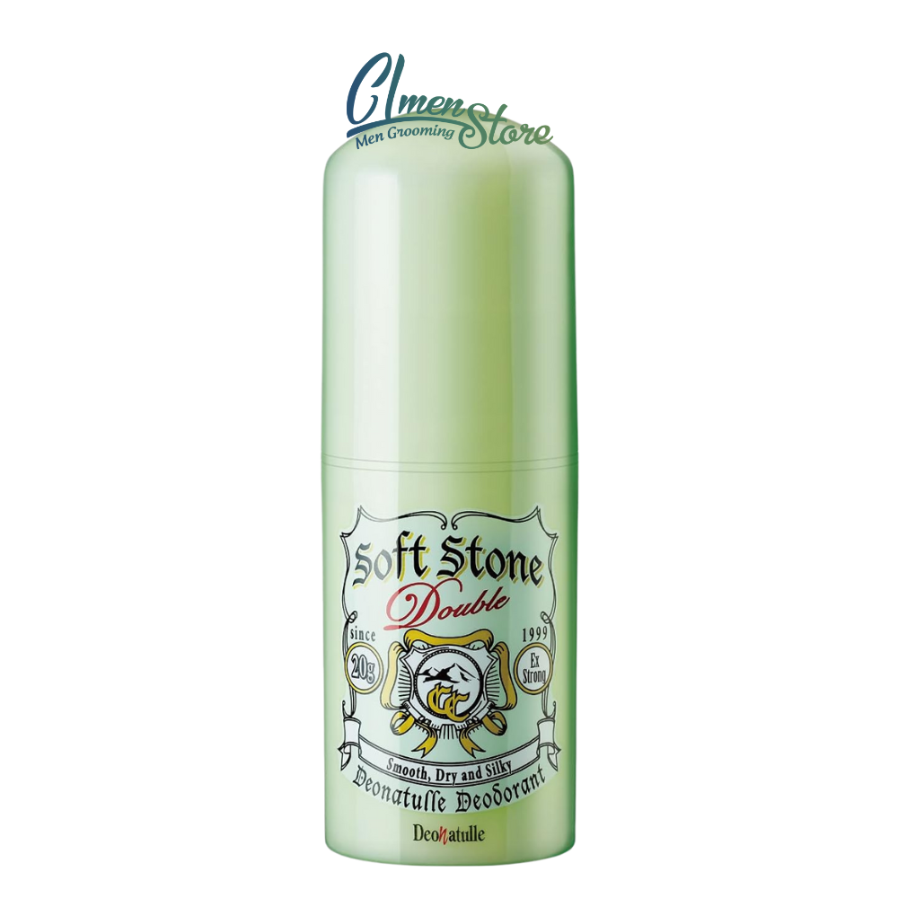 Lăn khử mùi đá khoáng sáng da Deonatulle Soft Stone Double Color Deodorant - 20g (Xanh lá)