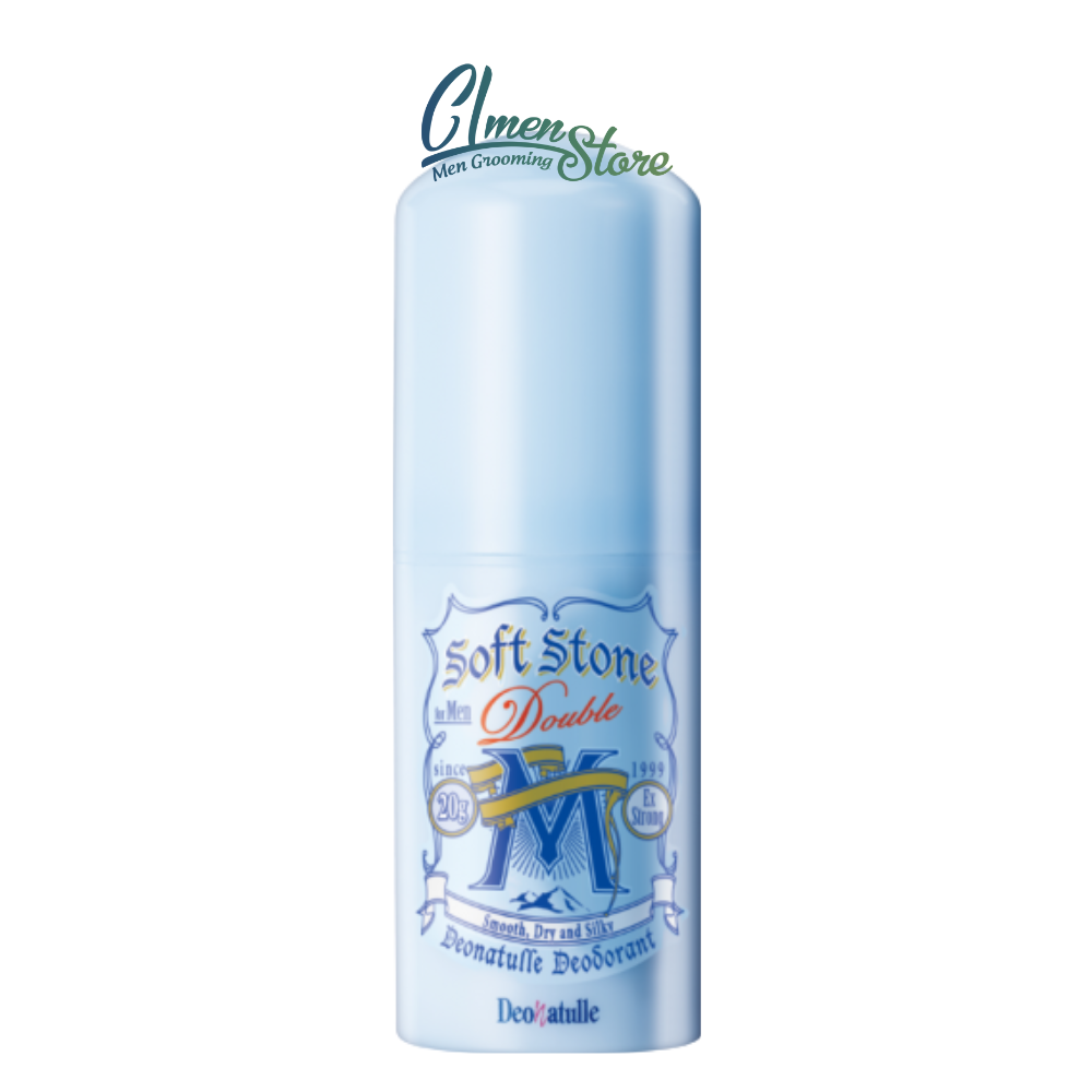 Lăn khử mùi đá khoáng bạc hà Deonatulle Soft Stone Double Deodorant - 20g (Xanh dương)