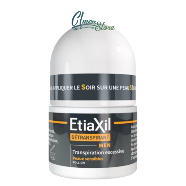 Lăn khử mùi Etiaxil Men Détranspirant ngăn mồ hôi chuyên sâu - 15ml