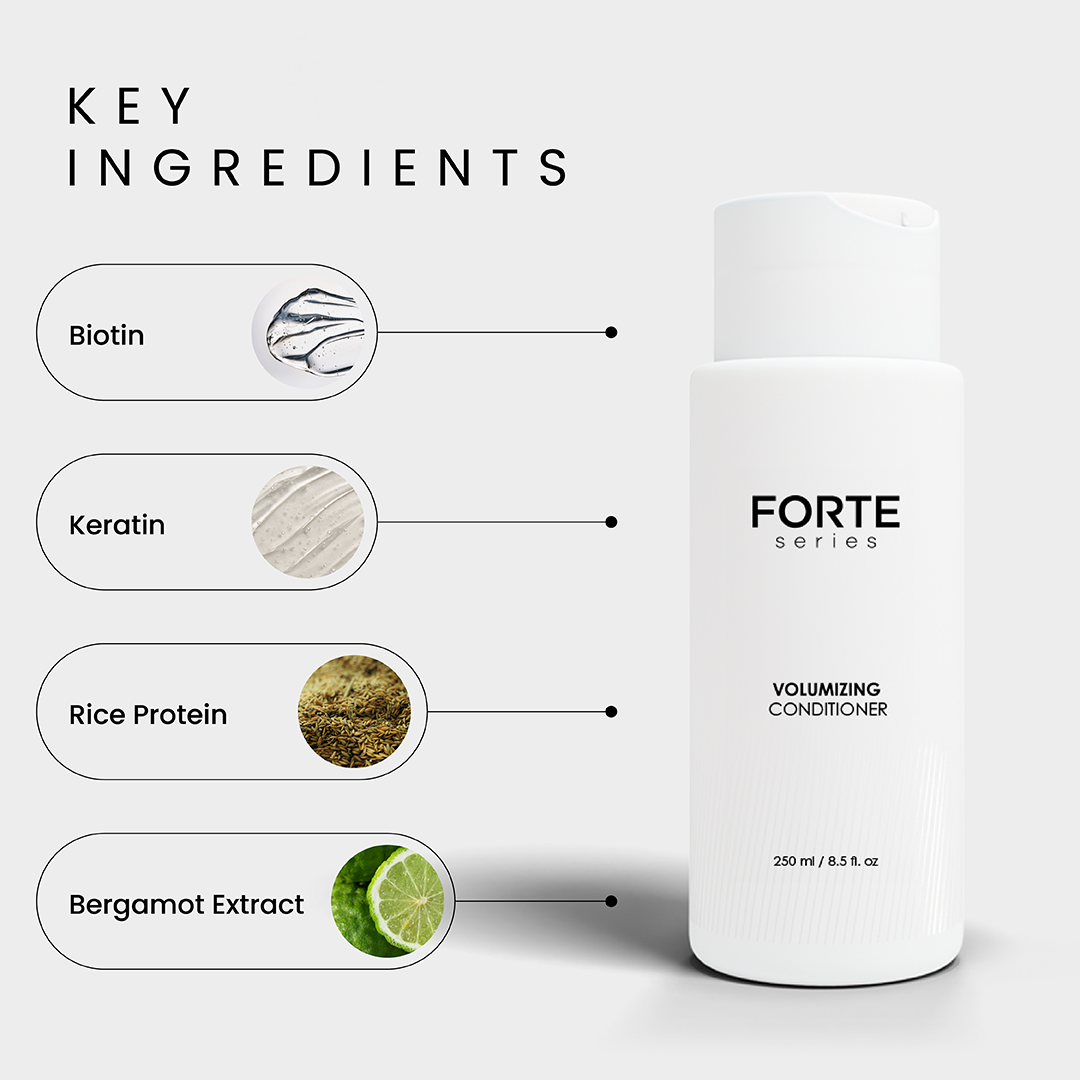 Dầu xả tăng phồng Forte Series Volumizing Shampoo - 250ml 11 Dầu xả tăng phồng Forte Series Volumizing Conditioner