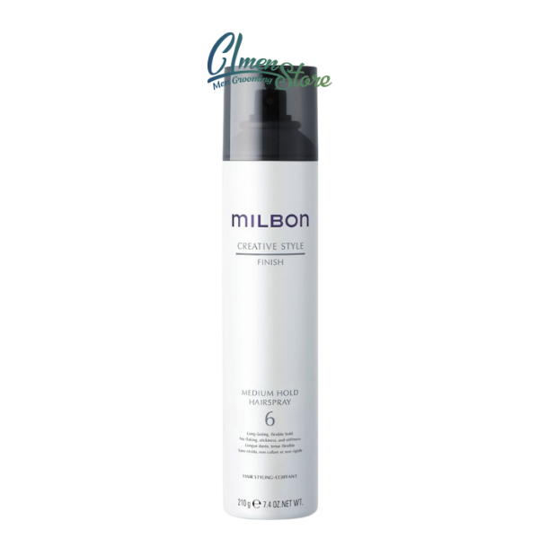 Gôm Milbon Medium Hold Hair Spray 6 - 210g