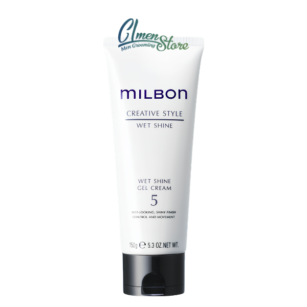 Kem tạo kiểu tóc Milbon Wet Shine Gel Cream 5 - 150g