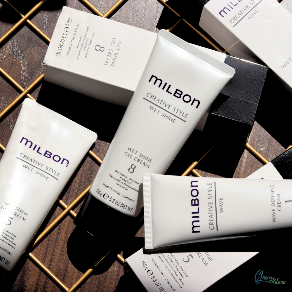 Kem tạo kiểu tóc Milbon Wet Shine Gel Cream 8 - 150g 7 Milbon Wet Shine Gel Cream 8